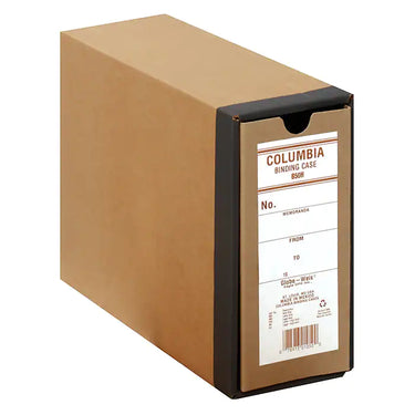 Globe-Weis Columbia 2-Ring Binding Case, Brown (GLW B50H)